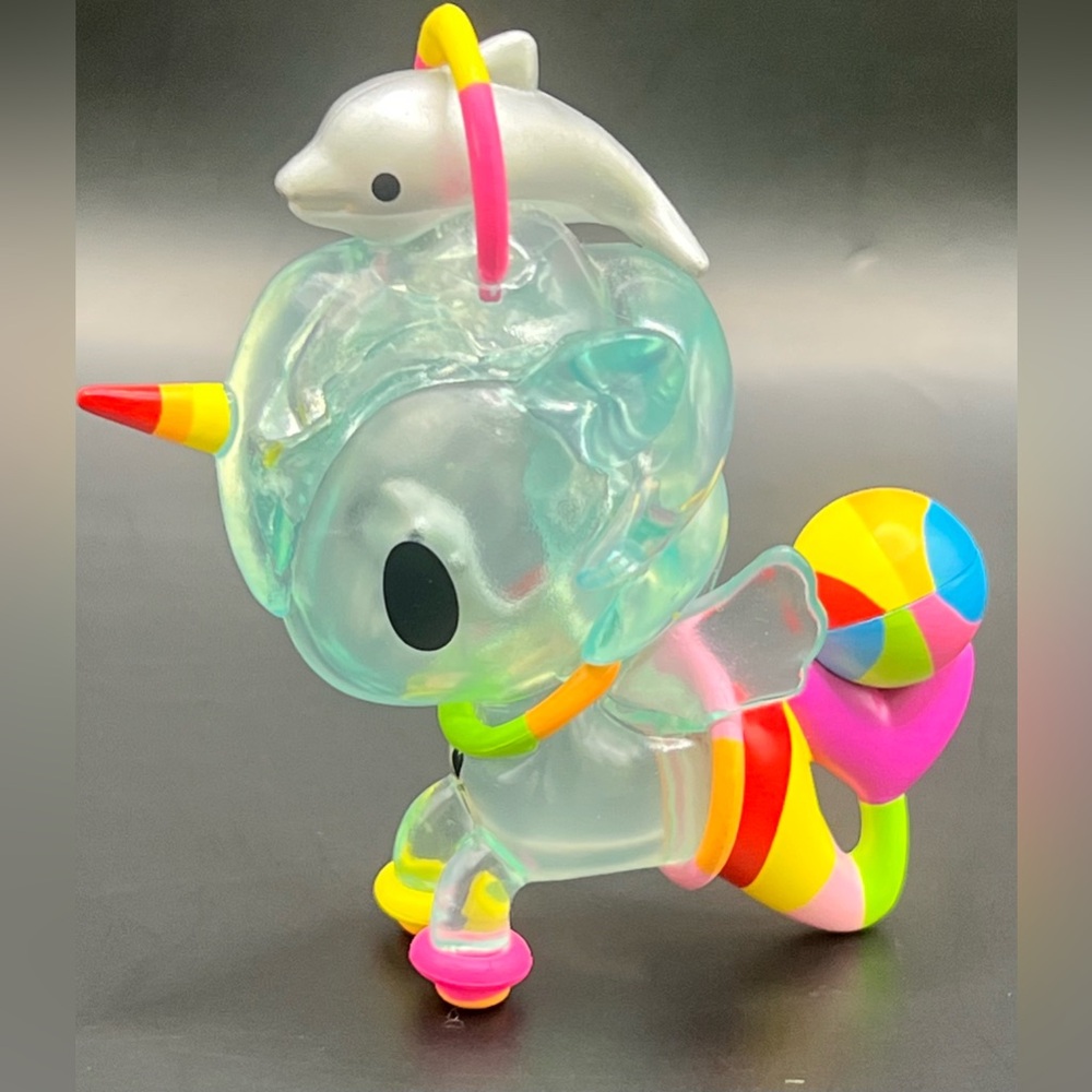 Tokidoki - Translucent Colorful Unicorn Dolphin Toy